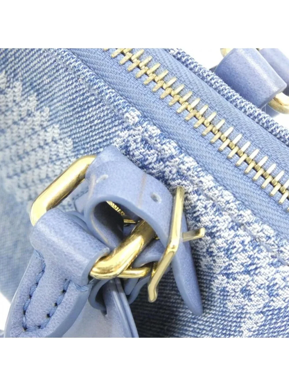 Louis Vuitton Damier Denim Speedy Bandouliere 18
